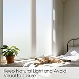 Lifetree Frosted Window Film Privacy Opaque 44.5x200 cm Static Cling view 6