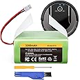 FirstPower 3.2Ah RVBAT850 Battery - Replace for Shark Vacuum Battery Replacement, Shark Ion R75, RV761, RV850C, RV1000S, RV1100VL, RV101AE, UR1000SR, RV700_N, RV720_N (NOT for 3-Prong Connector)