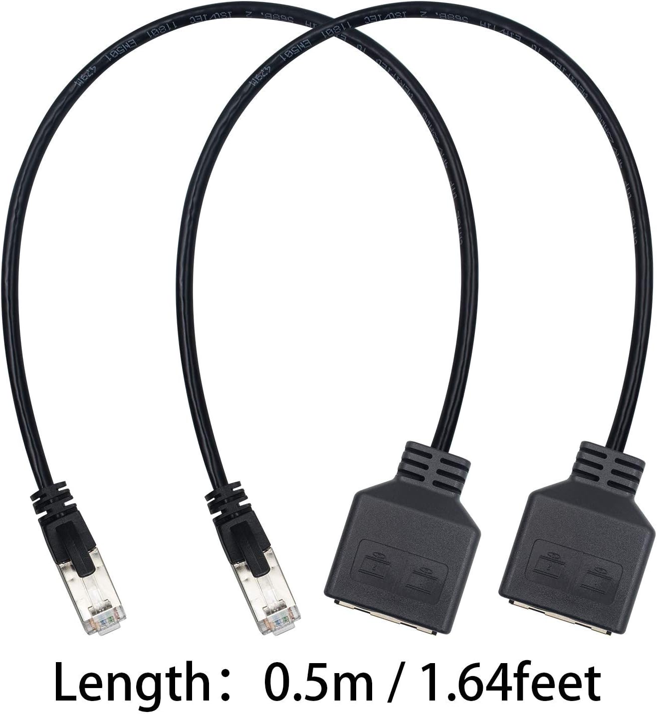 Duttek RJ45 Splitter Ethernet, RJ45 Ethernet Port Splitter - Image 5