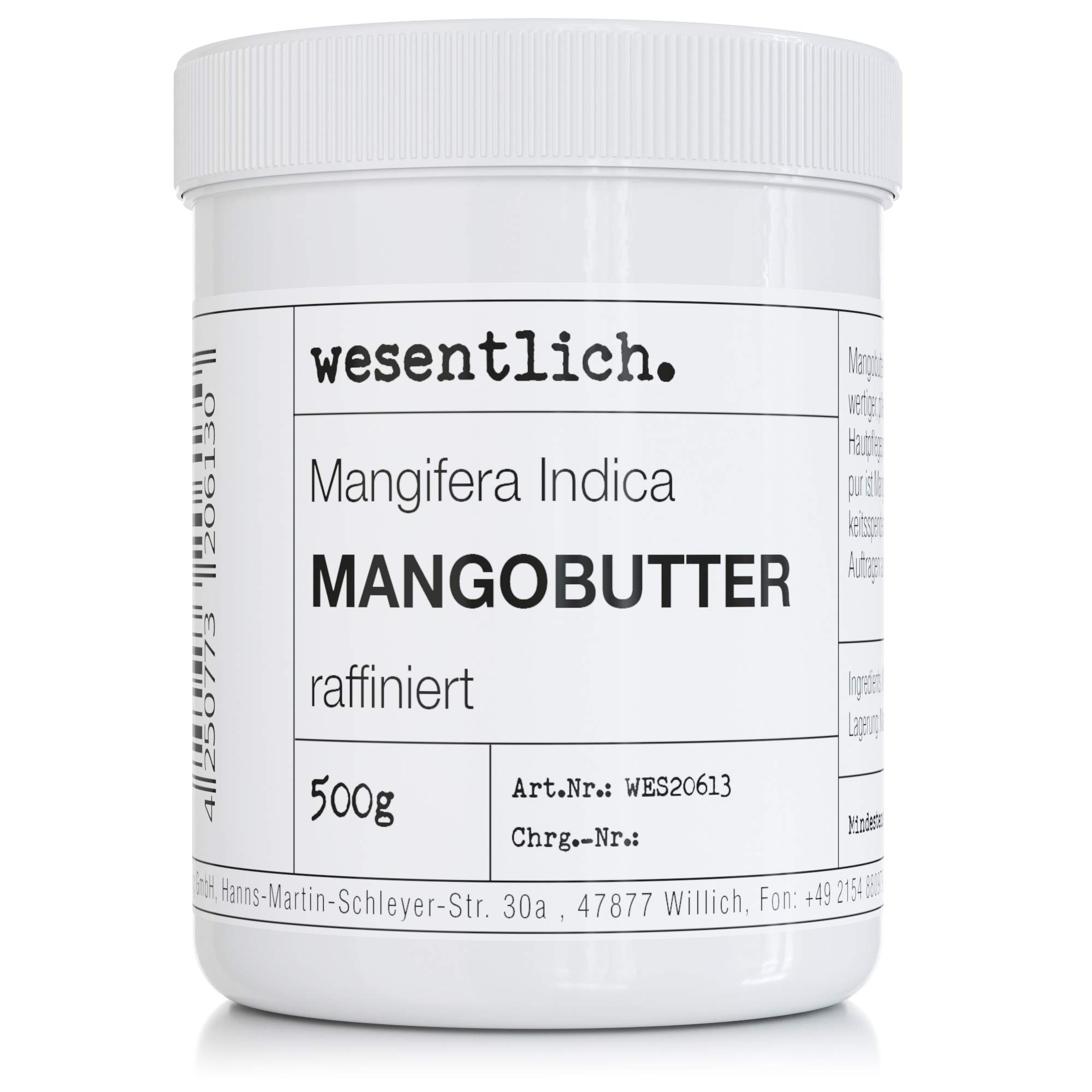 Mango Butter from wesentllich. 500 g - 100% pure, vegan and without additives