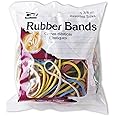 Charles Leonard Rubber Bands, 1 3/8 Ounce Bags, Assorted Sizes/Colors (56385)