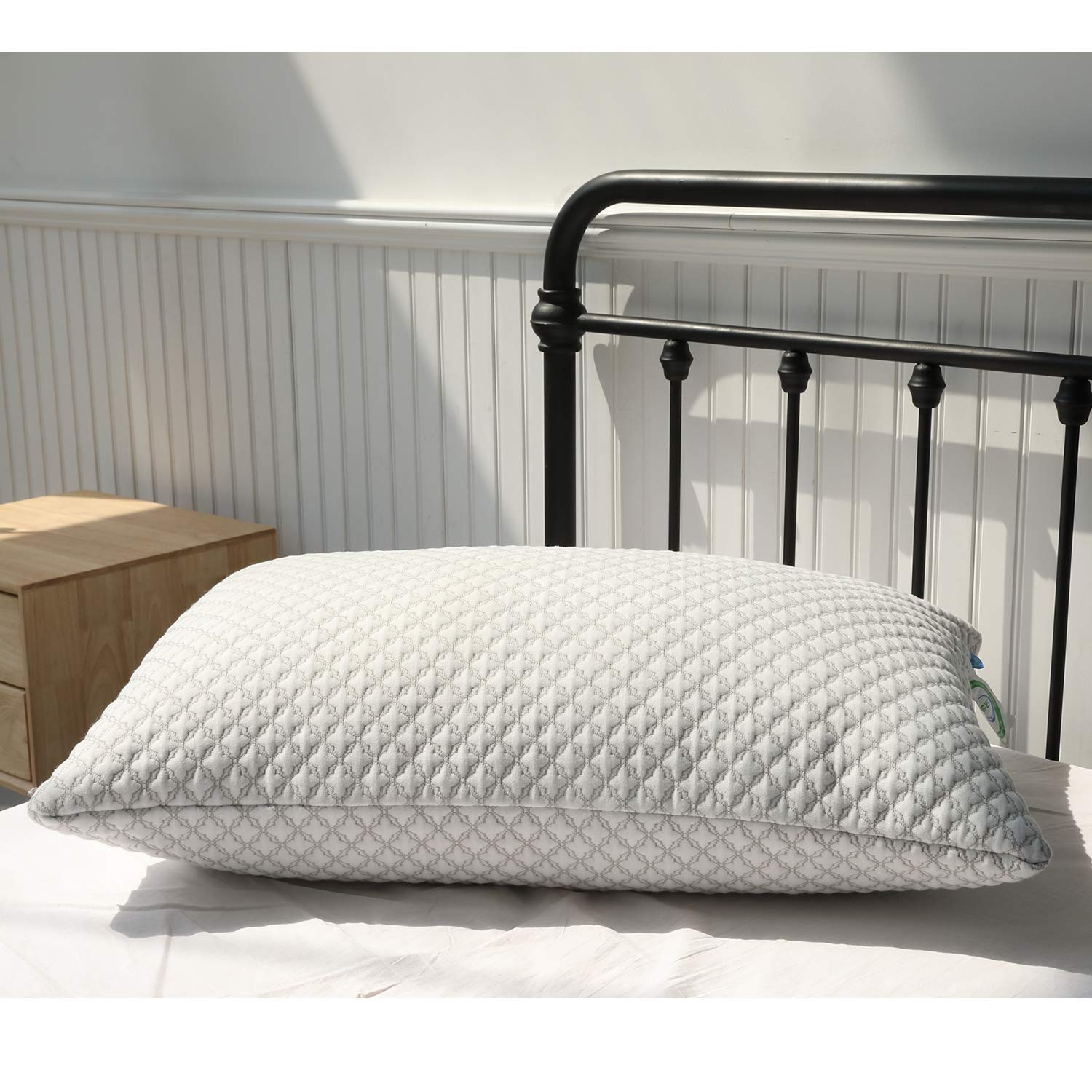 KUNPENG Shredded Memory Foam Pillows for Sleeping Cooling Bed Pillow