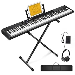 UISCOM 88 Key Semi-weighted Electronic Keyboard