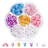 70 Pcs Nail Charms, TemBelle Slime Charms, Resin