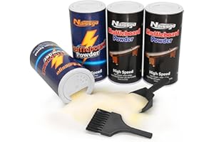 Naissgo Shuffleboard Sand Wax Shuffleboard Powder Set with Small Brush & Pan