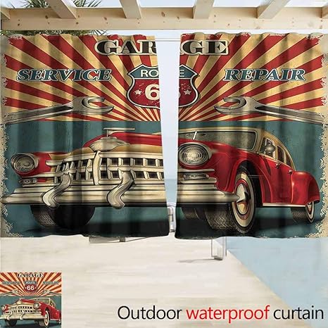 Amazon Com Marymunger Custom Curtain Americana Old Garage Repair