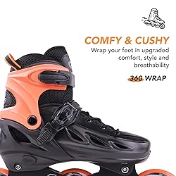 PAPAISON Adult Inline Skates for Men Women with 3
