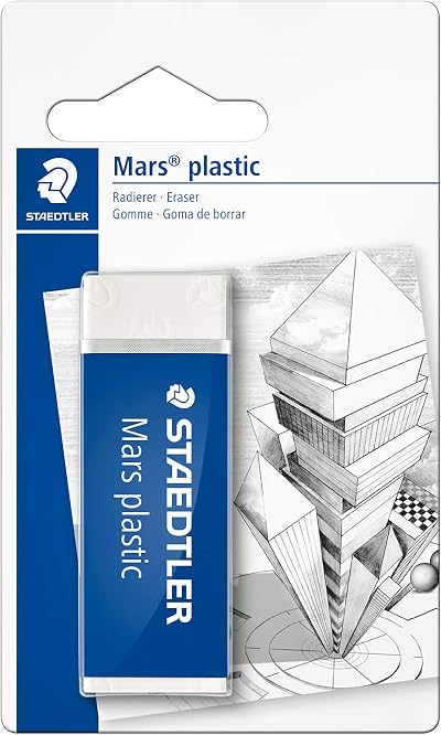 Staedtler 526 50 BKD Mars Eraser Premium Latex Free 65x23x13mm White