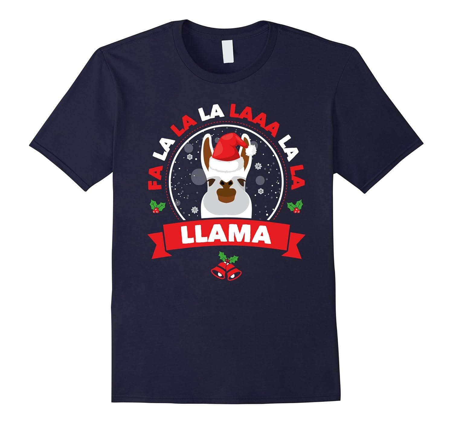 Fa La La La La La La Llama - Funny Christmas T-Shirt Gift-ANZ