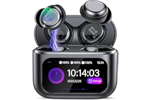 ZYHKON Wireless Earbuds Bluetooth 5.4 in Ear Touch Screen Sleep Earbuds, Small Design Mini Sleep Headphones for Side Sleepers