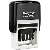 MaxMark Dater 4000 Self Inking Date Stamp - Black