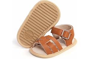 GAISUM Baby Girls Boys Summer Sandals Unisex Infant Premium Soft Anti-Slip Rubber Sole Toddler Outdoor Beach Walking Shoes
