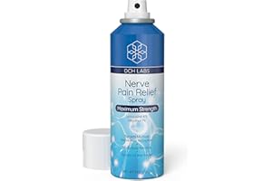 DCH LABS DCH Nerve Pain Relief Spray, Maximum Strength Lidocaine & Menthol, with Arnica & Aloe for Relief in Toes, Feet, Hands & Legs, Ideal for Neuropathy, 5 oz (1-Pack)