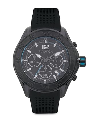 Chronograph Black Dial Mens Watch - NAD25000G
