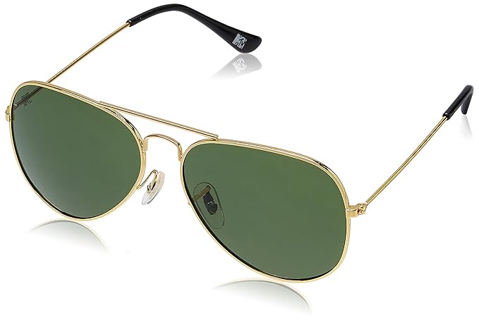 Aviator Men's Sunglass (MTV-123|C9 58|Green)