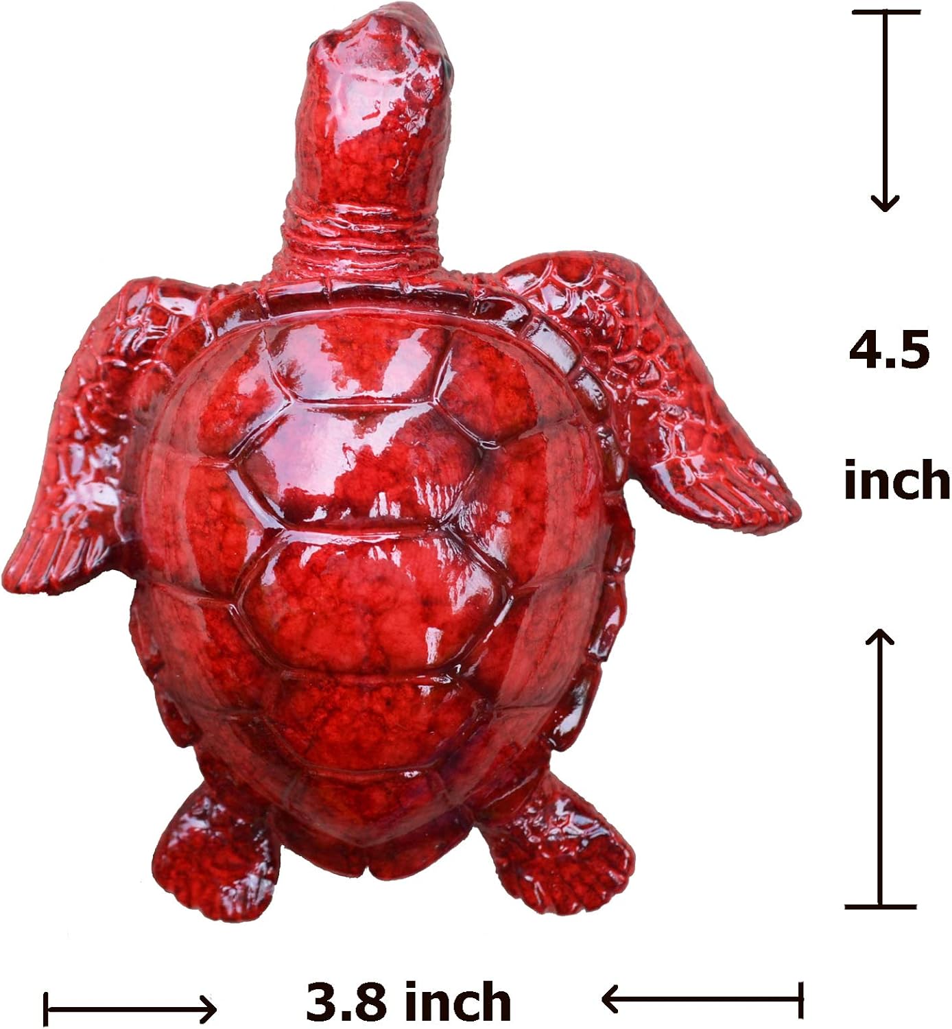 GIFTME 5 Cute Sea Turtles Wall Decor Set of 4 Indoor Outdoor Resin Wall Decor Prefect Addition to Pool,Deck,Backyard,Walkways or Entrances Garden Wall Sculptures: Everything Else
