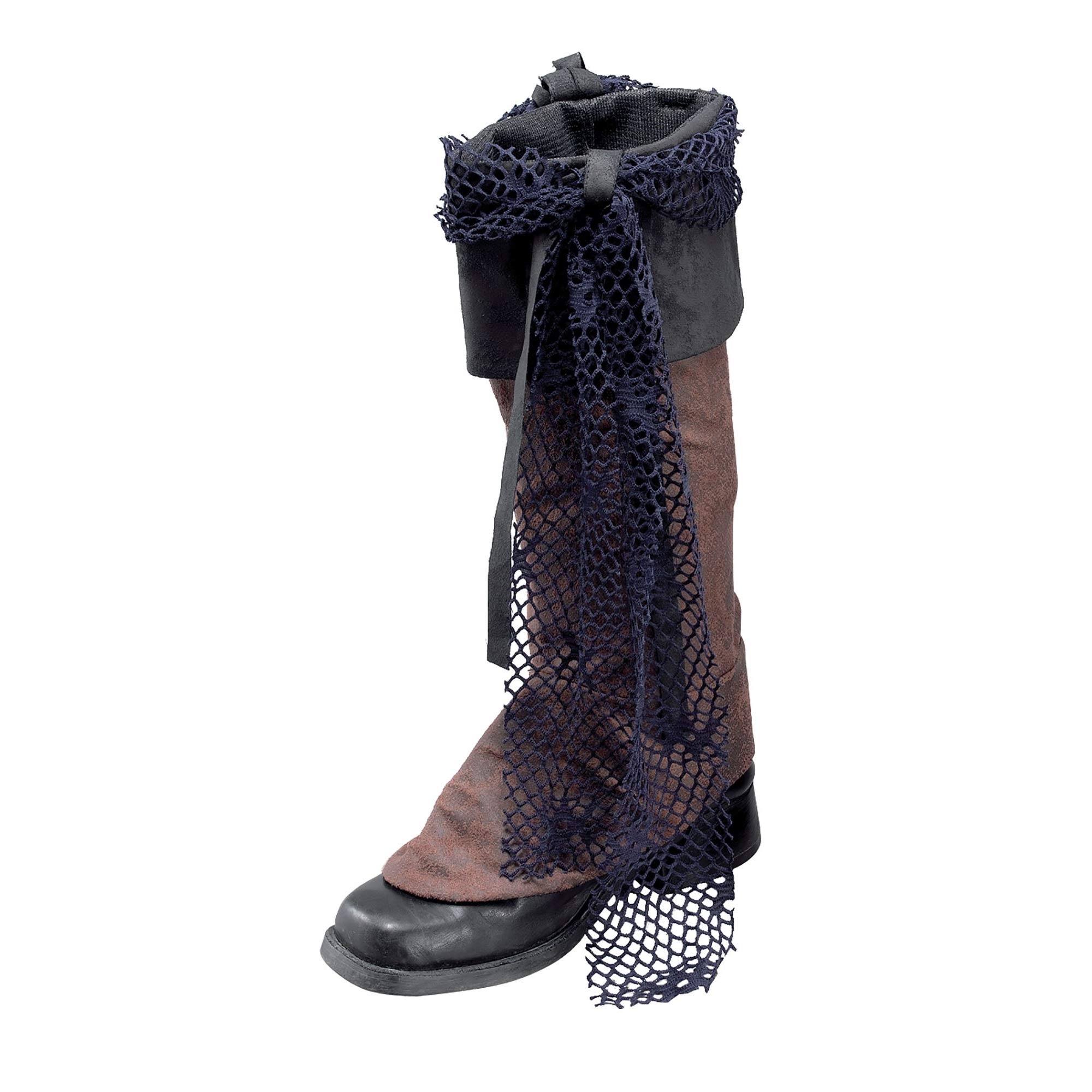 Bristol Novelty BA015 Distressed Look Pirate Boot Tops, Brown, One Size World Book Day Halloween Halloween