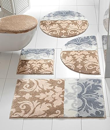 Badteppich Grau Rund - Buro Ideen