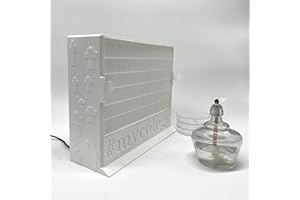 IN VITRO GARDEN SUPPLY Mycology Mini Laminar Flow Hood for Sterile Transfers - 3D Printed from Recycled Plastic - Unique Design One of One (White)