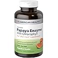 American Health Papaya Enzyme with Chlorophyll Chewable Tablets - 600 Count (200 Total Servings)