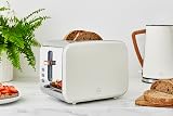 Swan Nordic 2 Slice Toaster 900W 6 Browning Levels Defrost Reheat White view 3