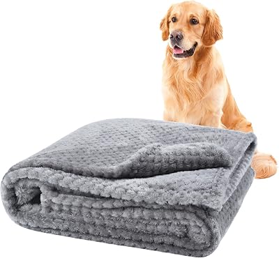 Baodan Dog Cat Blanket 120 x 100 cm Fleece Washable Soft Warm