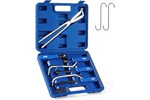 Orion Motor Tech 8pc Drum Brake Tool Kit, Drum Brake Tool with Drum Brake Spring Tool, Brake Spring Compressor, Brake Spring 