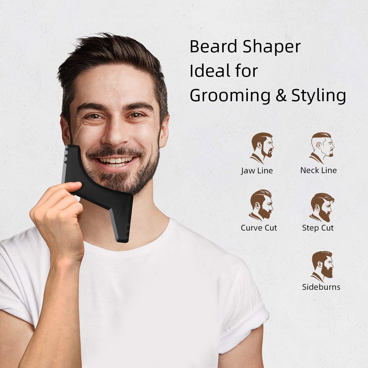 ATMOKO Beard Kit, 9 in 1 Beard Grooming Kit for Men Beard Care with Beard Shampoo, Oil,Conditioner, Comb, Brush, Scissor, Apron, Shaping Tool and Storage Bag, Good Gift for Husband,Boyfriend and Dad