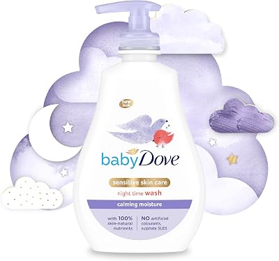 Baby Dove Calming Moisture Head to Toe Wash 400ml Chamomile for Sensitive Skin