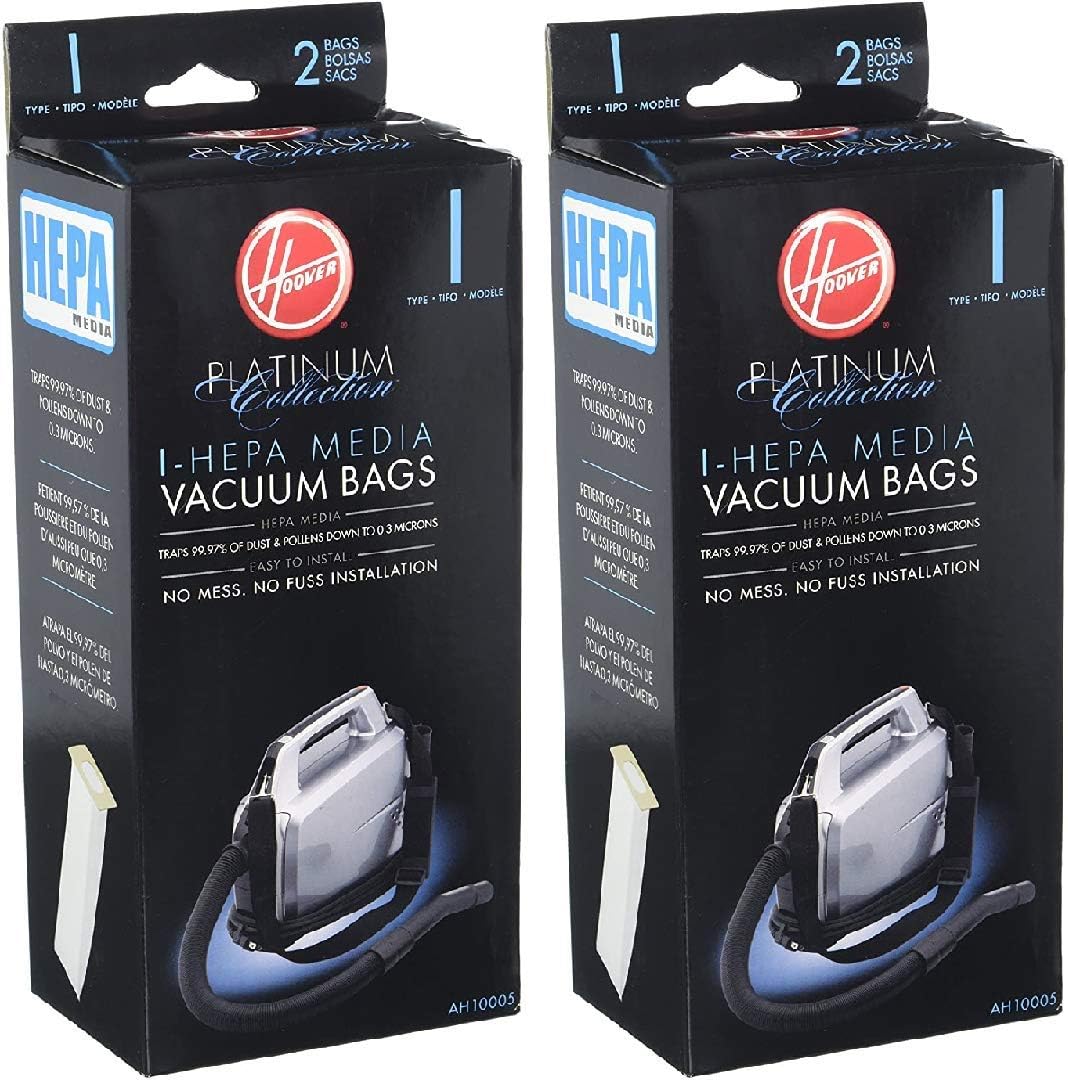 LHG Hoover Type I HEPA Bag (4-Pack), (AH10005 X 2)