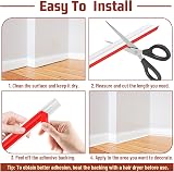 Fixmend TPE Quadrant Trim 12mm x 9mm Self Adhesive White 3m view 7