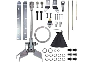 MINETPS HRC12-940 Auto Transmission Shifter Set with 12" Stick Fit for Chevrolet GM Turbo 350 TH350, Metal Automatic Shifter Kit