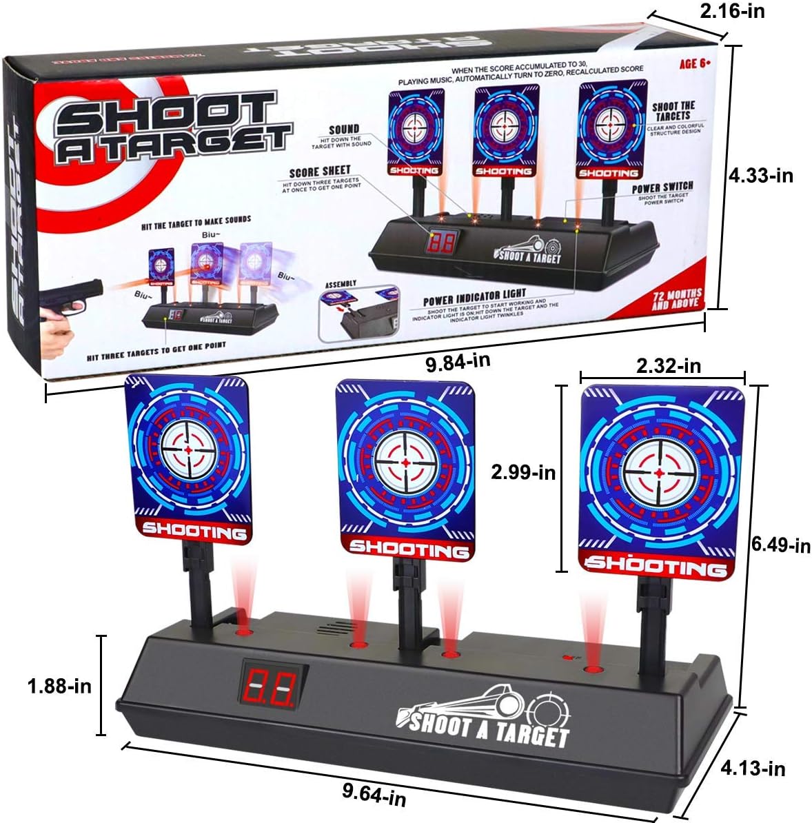 nerf portable practice target