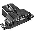 SMALLRIG Camera Base Plate with Rod Rail Clamp for Sony A6500 A6600, for Panasonic GH5, Sony A7 Series, etc, Both for Cameras