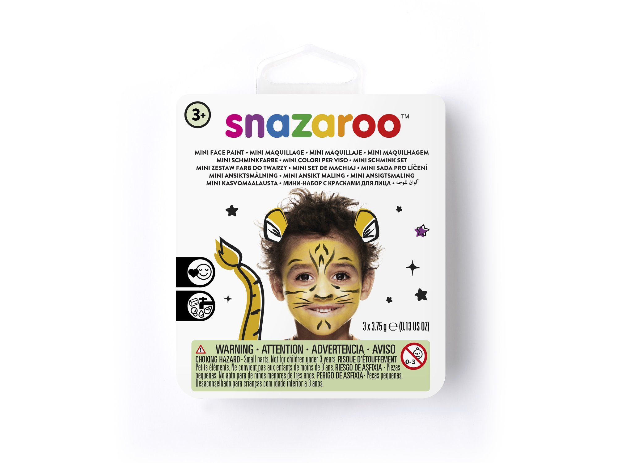 Snazaroo Mini Face Paint Theme Pack, Tiger