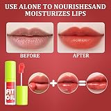 GROVL 4PCS Plumping Lip Gloss Set Tinted Glitter Moisturizing Lip Oil view 4
