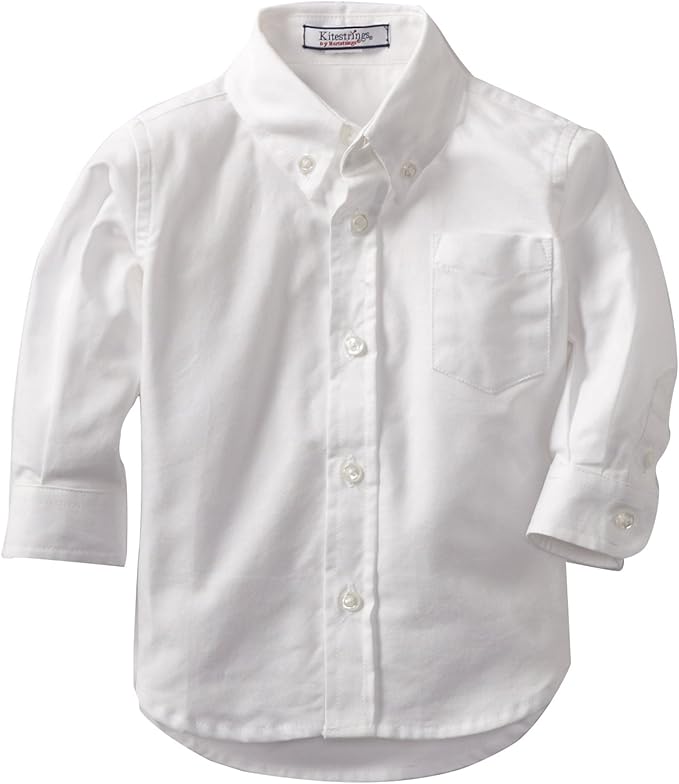 Kitestrings Babyboys Infant Oxford Button Front Shirt