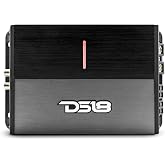 DS18 ION1600.4D 4-Channel Amplifier Full Range 4 x 240W Rms @ 4-ohm Class D, Compact Design, Digital 4 Channel Car Audio Miniature Size Multichannel Amplifier, Small Design