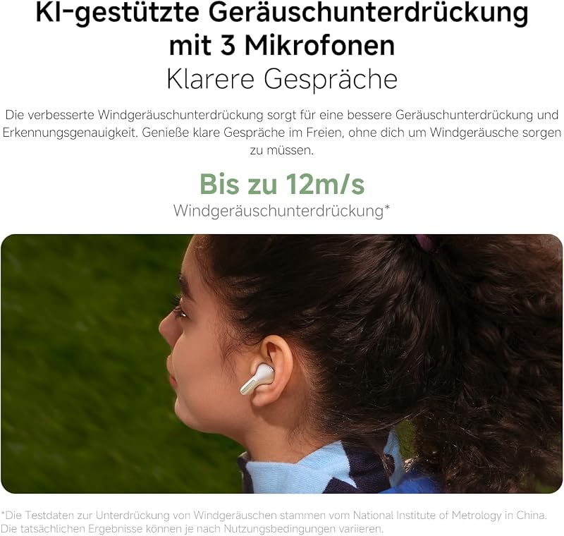 Redmi Buds 8, Kopfhörer, 50dB ANC, 11h+44h Akku, Grün