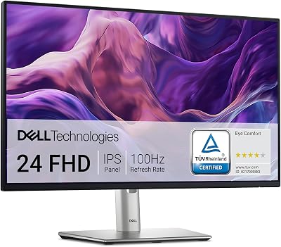 Dell P2425H 24 Inch Full HD Monitor IPS 100Hz USB-C DisplayPort HDMI VGA