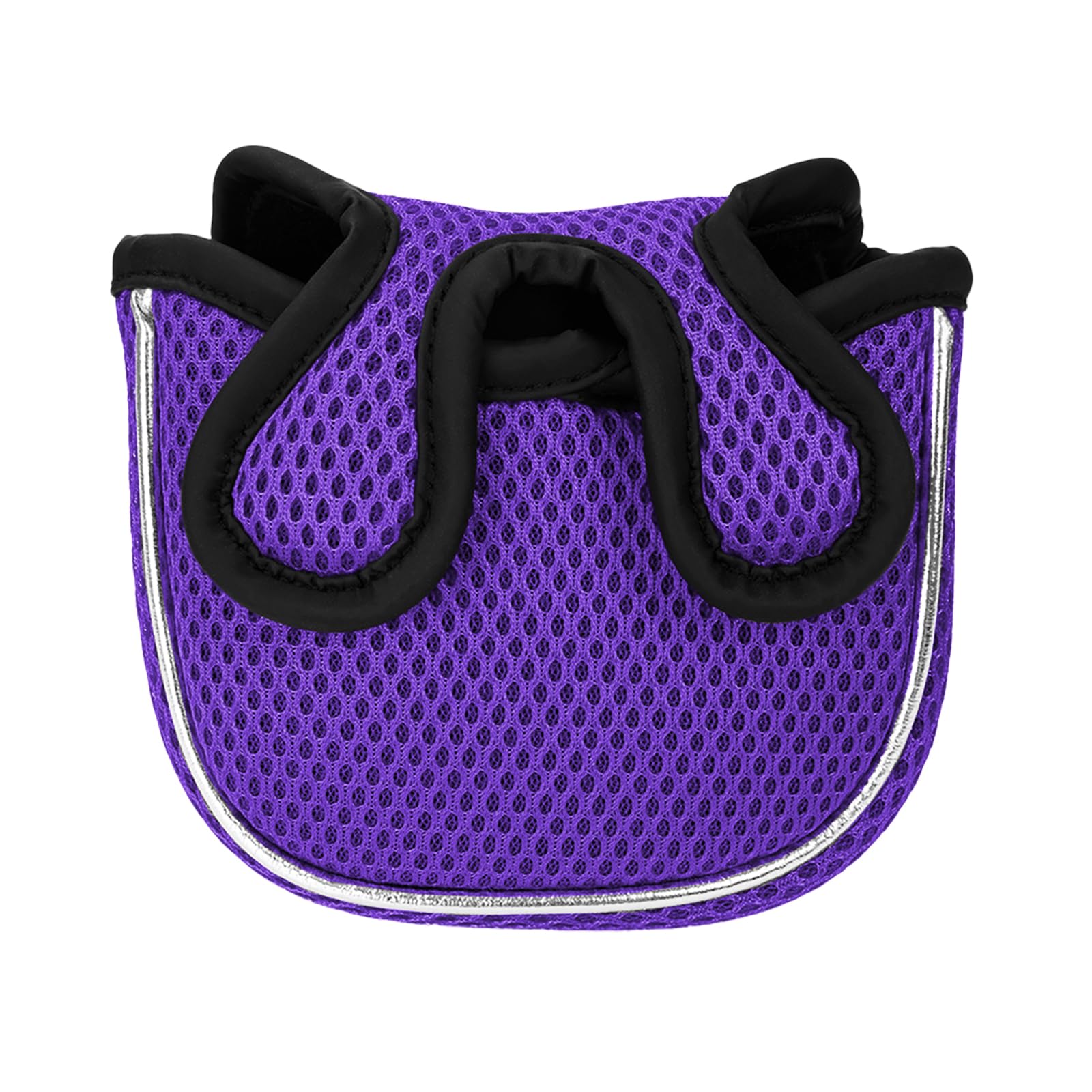 Andux Mallet Cover Golf Putter Head Covers for Center Shaft Putter Purple MT/TG17, Square