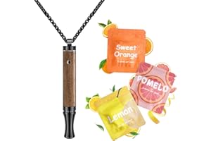 ASTOFLI Quit Smoking Breathing Necklace for Adults: Adjustable Air Outlet Breathing Necklace to Quit Smoking - Air Inhaler Stop Smoking Aids Fidget for Stress Anxiety Relief Smokless Inhaler