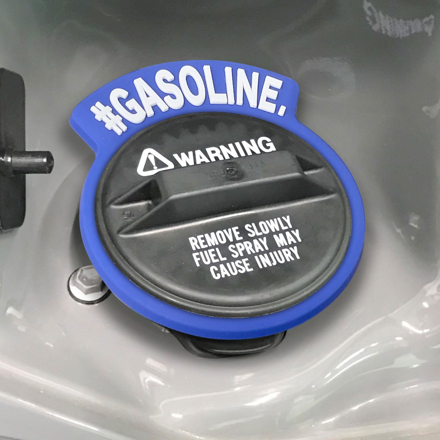 Jimania 給油キャップ専用カスタムリング ブルーの商品画像