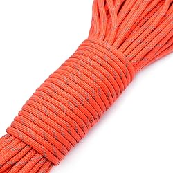 100FT Reflective Paracord 7 Core Parachute Cord