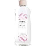 Amazon Brand - Solimo Baby Oil, Mild & Gentle, Dermatologist Tested, 14 Fluid Ounces