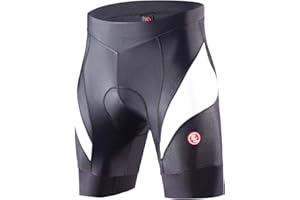 ECO-DAILY Men's Cycling Shorts Padded Bicycle Riding Half Pants Bike Biking Cycle Tights