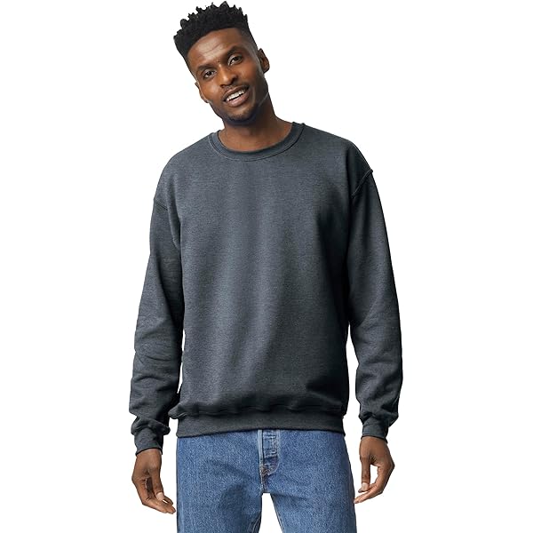 GAP Mens Vintage Soft Drop Shoulder Crew Sweatshirt Moonless