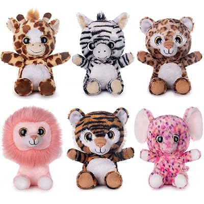 Buy My Oli 7 Plush Toys Set Stuffed Animals Bundle Of Forest Animal Toys Lion Elephant Zebra Giraffe Tiger Leopard Stuffed Animals Pack Of 6 For Babies Kids Girls Boys Online In Indonesia B088wghxlv