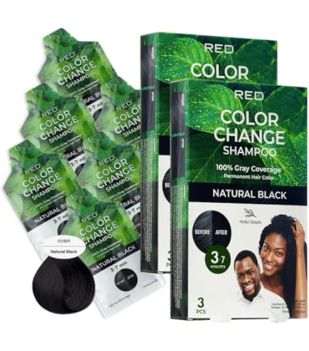 Amazon.com : Red by Kiss Color Change Shampoo – Permanent Hair