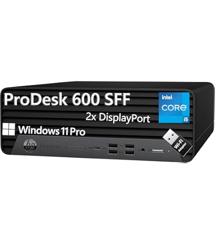 Amazon.com: HP ProDesk 600 G6-SFF, Intel Core i5-10500 3.1GHz